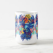 Winter Wonderland: Hirschfarbendesign Kaffeetasse (Mittel)