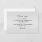 Winter Wonderland Hochzeit Probe Dinner Einladung (Vorne/Hinten)