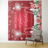Winter Wonderland holidays christmas banner Wandteppich (Beispiel)