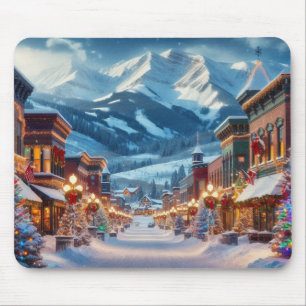 Winter Wonderland in Crested Butte, Colorado Mousepad