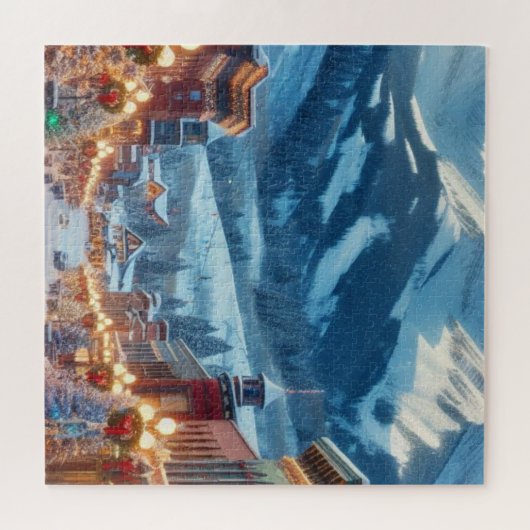 Winter Wonderland in Crested Butte, Colorado Puzzle (Horizontal)