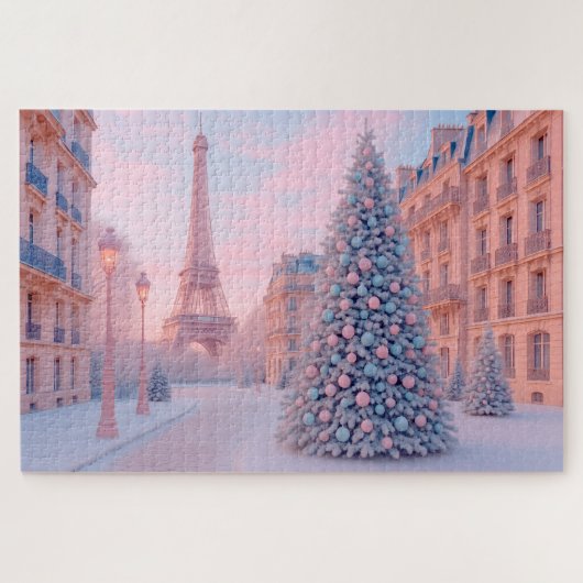 Winter Wonderland in Paris Puzzle (Horizontal)