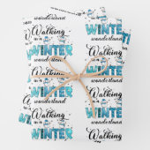 Winter Wonderland individuell gestalten Geschenkpapier Set (Beispiel)