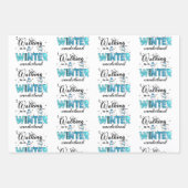 Winter Wonderland individuell gestalten Geschenkpapier Set (Vorderseite 3)