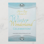 Winter Wonderland Invitation Einladung (Vorderseite)
