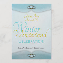 Winter Wonderland Invitation Einladung