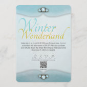 Winter Wonderland Invitation Einladung (Rückseite)