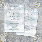 Winter Wonderland je nach Party Hochzeitsstimmen Einladung