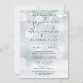 Winter Wonderland je nach Party Hochzeitsstimmen Einladung (Vorderseite)