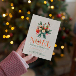 Winter Wonderland Joyful Weihnachten Holiday Card Einladung