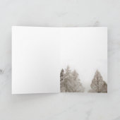 Winter Wonderland Karten Frohen Festtage Karten (Innenseite)