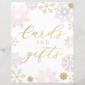 Winter Wonderland Karten und Geschenke Zeichen - R (Vorderseite)