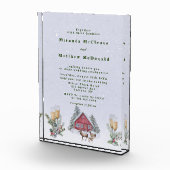 Winter Wonderland Keepake Wedding Einladung Fotoblock (Rechts)