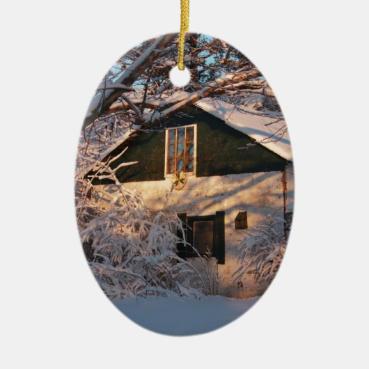 Winter Wonderland Keramikornament (Vorne)