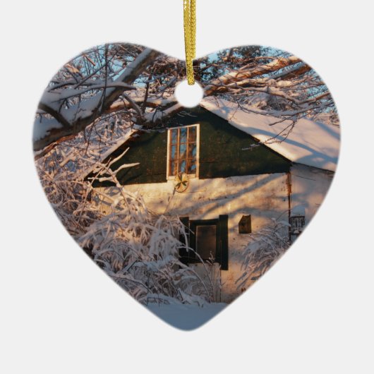 Winter Wonderland Keramikornament (Vorne)