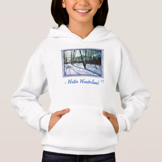 'Winter Wonderland' Kids Hoodie Sweatshirt (Vorderseite)