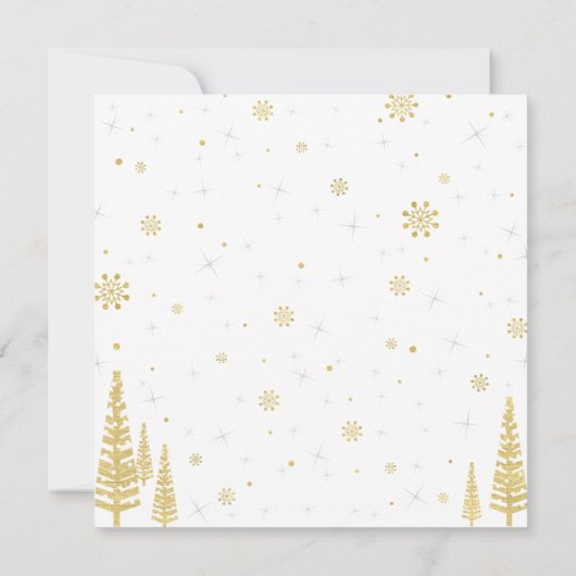 Winter Wonderland - Kindergeburtstag Einladung - J (Rückseite)