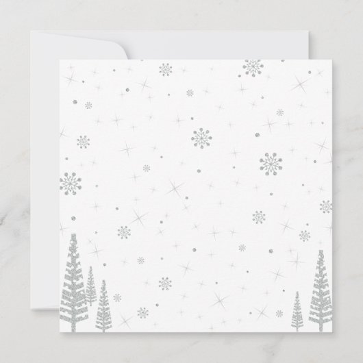 Winter Wonderland Kindergeburtstag Einladung - Mäd (Rückseite)