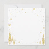 Winter Wonderland Kindergeburtstag Einladung - Mäd (Rückseite)