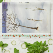 Winter Wonderland Küchentuch (Gefaltet)