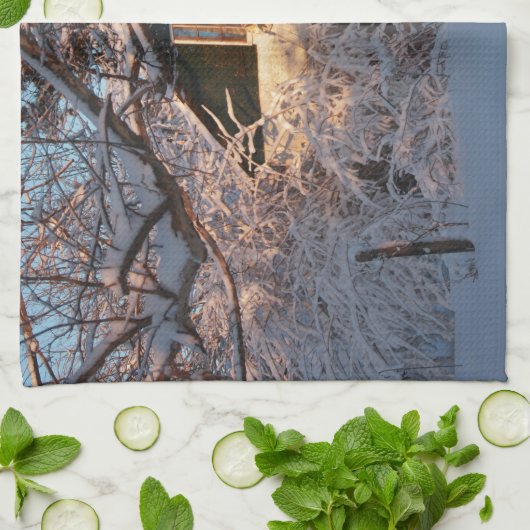 Winter Wonderland Küchentuch (Gefaltet)