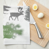 Winter Wonderland Küchentuch - Grün (Viertel Falte)