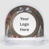 Winter Wonderland Kundenwertgeschenk Schneekugeln (Rückseite)