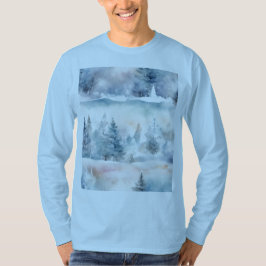 Winter Wonderland - Kunstlicht Blau T-Shirt