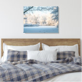 Winter Wonderland Landschaft Foto Canvas Print Leinwanddruck (Insitu (Schlafzimmer))