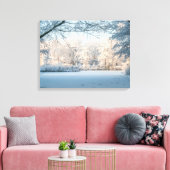 Winter Wonderland Landschaft Foto Canvas Print Leinwanddruck (Insitu (Wohnzimmer))