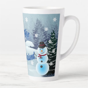 Winter Wonderland Latte Tasse