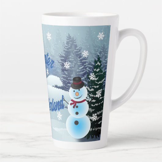Winter Wonderland Latte Tasse (Rechts)
