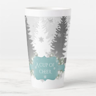 Winter Wonderland Latte Tasse - Aquamarin