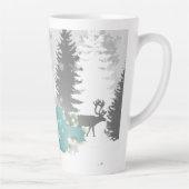 Winter Wonderland Latte Tasse - Aquamarin (Rechts)
