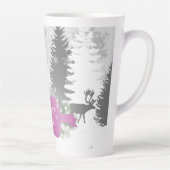 Winter Wonderland Latte Tasse - Magenta (Rechts)