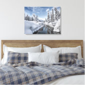 Winter Wonderland Leinwanddruck (Insitu (Schlafzimmer))