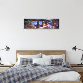Winter Wonderland Leinwanddruck (Insitu (Schlafzimmer))