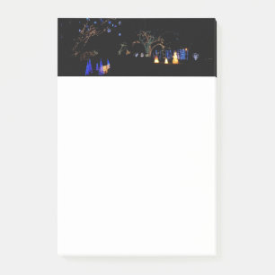 Winter Wonderland Lichter Blau und Weiß Urlaub Post-it Klebezettel