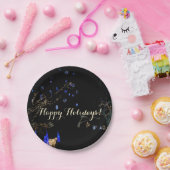 Winter Wonderland Lights Blau und Weiß Urlaub Pappteller (Party)