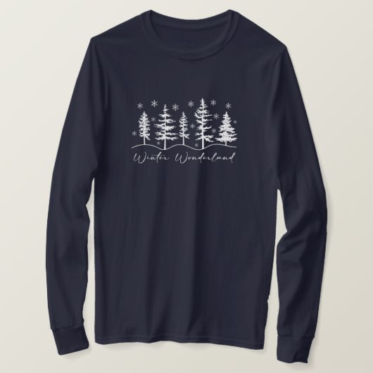 Winter Wonderland Long Sleeve T - Shirt (Design vorne)