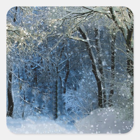 Winter Wonderland Magical Sun Glittery Sticker (Vorderseite)