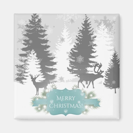 Winter Wonderland Magnet - Aquamarin (Vorne)