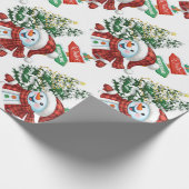 Winter Wonderland - Matte Wrapping Paper Geschenkpapier (Ecke)