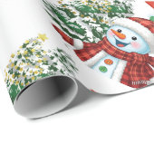 Winter Wonderland - Matte Wrapping Paper Geschenkpapier (Rolleneckpunkt)