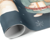 Winter Wonderland: Mäuse in Vintagen Sweaters" Geschenkpapier (Rolleneckpunkt)