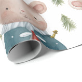 Winter Wonderland: Mäuse in Vintagen Sweaters" Geschenkpapier (Rolleneckpunkt)