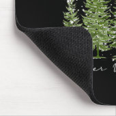 Winter Wonderland Merry Christmas Xmas Tree Pajama Mousepad (Ecke)