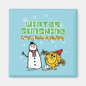 Winter Wonderland mit Little Miss Sunshine Magnet (Vorne)
