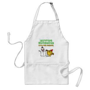 Winter Wonderland mit Little Miss Sunshine Schürze