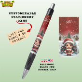 Winter Wonderland Mrs. Santa Claus Lassen Sie es ⛄ Kugelschreiber